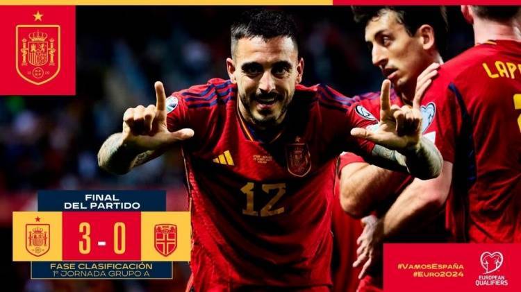 早报：西班牙3-0轻取挪威；克罗地亚1-1遭威尔士绝平