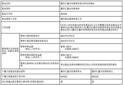 嘉实致盈债券型证券投资基金 恢复大额申购（含转入）业务的公告